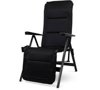 Chaise longue - DOMETIC - Gardina Lounger - Noir - Inclinable - Aluminium - Polyester SoftMesh