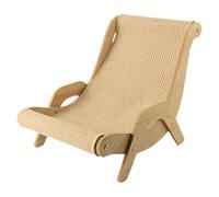 Chaise longue élégante pour chat - Tapis griffoir robuste pour chats | Le salon résistant aux rayures offre un endroit de repos confortable tout en encourageant un entretien sain des griffes et un