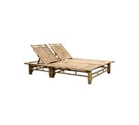 Chaise longue bi places - Bambou - 200 x 130 cm