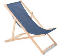 Chaise longue de jardin Transat en bois GB183M Melange Plusieurs couleurs