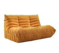 Chaise longue en daim doux, compression en éponge, canapé sans os, canapé paresseux pour salon et chambre à coucher