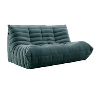 Chaise longue en daim doux, compression en éponge, canapé sans os, canapé paresseux pour salon et chambre à coucher