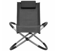 Chaise Longue Enfant Pliante en Acier pour Jardin