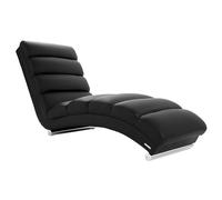 Chaise longue / fauteuil design noir TAYLOR - MILIBOO - Contemporain - Détente et style