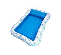 Chaise Longue Flottante pour Piscine - Tapis d'eau Gonflable en PVC, Coussin De Radeau Flottant, Chaise De Piscin Relaxante, Porte-gobelet, Lit De Natation D'été | Radeau De Piscine Gonflable pour La
