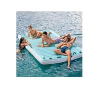 Fauteuil de jardin Intex Chaise longue gonflable bleu 310x183 cm vinyle