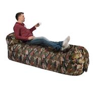 Chaise longue gonflable - Chaise longue d'extérieur de 240 cm | Chaise Oxford imperméable - Hamac gonflable portable de 600 g - Design léger pouvant supporter 400 chats - Matériau durable résistant
