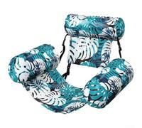 Chaise longue gonflable flottante pour adultes conçue pour les activités de loisirs dans les piscines, les plages, les lacs et les rives de rivière (vert)
