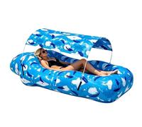 Chaise longue gonflable pour canapé de plage, chaise longue de piscine avec auvent pour le , portable pour canapé flottant | Vacances, voyage, camping, mer, randonnée, pique-nique, arrière-cour