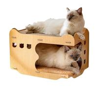 Chaise longue griffoir pour chat, matériaux recyclés naturels sans danger | Griffoir pour chat - Fournitures pour animaux domestiques - Texture ondulée naturelle recy Recharge - Design réversible