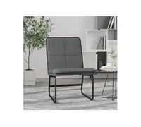Vidaxl Chaise Longue Gris 54x75x76 Cm Similicuir Gris