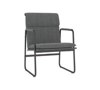 Chaise longue Gris foncé 55x64x80 cm Tissu