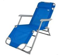 Chaise longue inclinable Aktive Bleu 153 x 33 x 47 cm