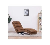 Chaise longue kunstsuÃde bruin281294