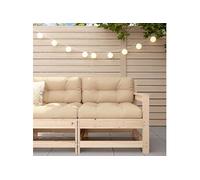 Vidaxl Chaise De Jardin Avec Coussins Bois De Pin Massif