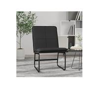 Chaise longue Noir 54x75x76 cm Similicuir