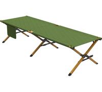 Chaise longue Outsunny, Chaise longue de jardin, Chaise longue pliante avec talon latéral, Chaise longue de relaxation, pour jardin, balcon, Oxford, vert foncé, 196 x 64 x 45 cm