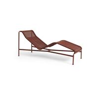 Chaise Longue Palisade Cord Rouge Fer