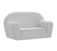Chaise Longue Pliable pour Enfants Siège Chambre Intérieur Gris Clair vidaXL