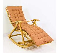 Chaise longue pliable pour la relaxation - Chaise à bascule confortable avec repose-pieds long Parfait pour la maison et les loisirs Supporte jusqu'à 150 kg - Idéal pour les pauses déjeuner