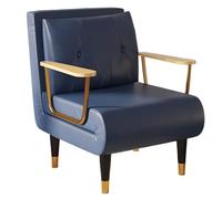 Chaise longue pliante 3 en 1 convertible avec dossier réglable, tissus techniques, structure en métal, accoudoirs amovibles, idéal pour les petits espaces et le bureau