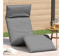 Chaise longue pliante anthracite 175x54x8,5 cm tissu oxford transat vidaXL