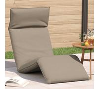 Chaise longue pliante anthracite 175x54x8,5 cm tissu oxford transat vidaXL