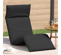 Chaise longue pliante anthracite 175x54x8,5 cm tissu oxford transat vidaXL