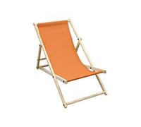 Chaise longue - transat ECD Germany Chaise Longue Bain de Soleil de Jardin - Fauteuil de Plage Pliant - Fauteuil