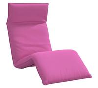 Chaise Longue Pliante en Tissu Oxford Rose 175x54x8,5 cm avec Structure | Chaise de sol inclinable, détente jardin, plage, yoga, lecture, pliage compact, tissu déperlant, acier robuste