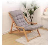 Chaise Longue Pliante Multi-Positions Pour Jardin/Terrasse, Hamac Pliant, Chaise Inclinable Pliante En Bois Massif Avec Réglage Multi-Niveaux Pour Extérieur, Maison, Balcon, Chaise De Loisirs 2