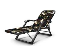Chaise Longue Pliante Robuste - Fauteuil inclinable à gravité zéro pour l'extérieur - Chaise Longue imperméable, chaises de Jardin de Camping, Chaise Longue en métal - Ensemble de mobilier d