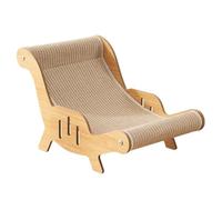 Chaise longue pour chat, chaise griffoir pour chats en sisal confortable, fauteuil relaxant, fauteuil griffoir pour chats de petite et moyenne, 53 x 31 x 32 cm, griffoir en sisal pour chat, joué