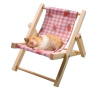 Chaise longue pour hamster - Relaxant réglable antidérapant - Chaise longue pour cage de hamster, chinchilla, écureuil, gerbille pour se reposer, jouer, dormir, chambre à coucher, appartement, salon