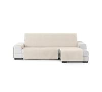 Chaise Longue - Practica - Levante - 240cm - Droite - Vue Frontale - Couleur 01-Beige Multicolore