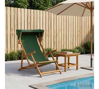 vidaXL Chaise Longue 4 pcs 3 Position Bois d'eucalyptus Massif, Chaise Longue Pliable, mobilier de Jardin résistant, sièges extérieurs en Eucalyptus, détente Garantie