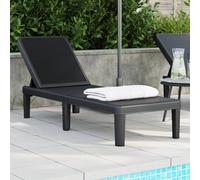 Chaise Longue Réglable en Hauteur à 4 Positions Transat Polypropylène vidaXL