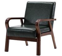 Chaise longue rembourrée, design confortable du milieu du siècle pour salon, réception, chambre à coucher, lecture - Dossier élégant pour un confort amélioré