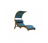 Chaise Longue Salina Avec Parasol Bleu