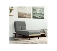 Chaise longue stof donkergrijs352814