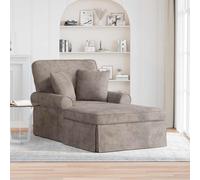 vidaXL Chaise Lounge avec Jupe avec Coussin Bleu 157 x 91 x 91 cm ARES, Salon, Fauteuil Moderne, Coin détente, Design rectangulaire, Confortable et élégant pour Votre Maison