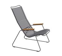 Chaise lounge Click powder-coated steel frame