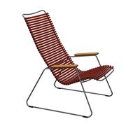 Chaise lounge Click powder-coated steel frame