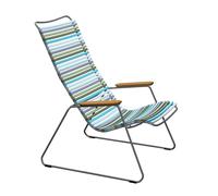Chaise lounge Click powder-coated steel frame