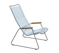 Chaise lounge Click powder-coated steel frame