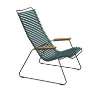 Chaise lounge Click powder-coated steel frame