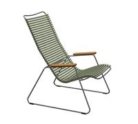Chaise lounge Click powder-coated steel frame