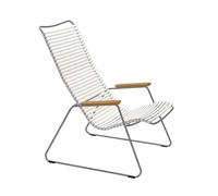 Chaise lounge Click powder-coated steel frame