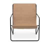 Chaise lounge Desert structure noire WxHxD 63x77,5x66,2cm