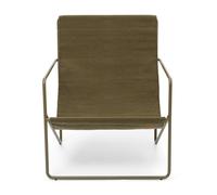 Ferm Living Chaise lounge Desert olive. structure olive